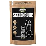 alphazoo Seelenruhe I Natürliche Beruhigungsmittel für Hunde I 120 x Tabletten mit Hanföl und Baldrian | Gegen Stress und Angst | Für mehr Entspannung